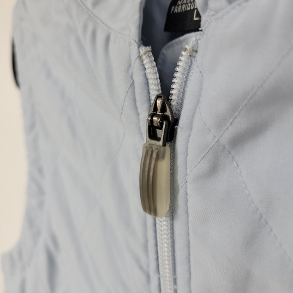 Adidas Womens Quilted Pattern Zip-Up Vest Size L - Picture 5 of 11